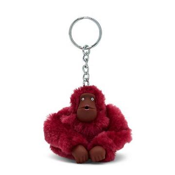 Kipling Sven Small Klassieke Sven Monkey Keychain Accessoires Rood | NL 1208SG